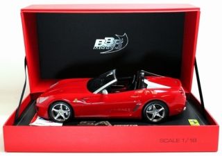 2010 Ferrari 599 Roadster SA Aperta Race Red 1 18 Scale Resin Model