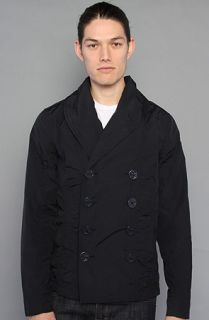 Spiewak The Birch Peacoat in Navy Concrete