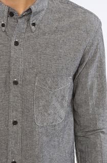 Crate The Benchmark Buttondown Shirt in Black Chambray