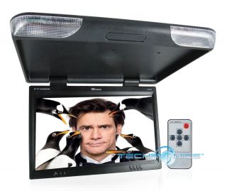 25 TFT LCD Flip Down Overhead Ceiling Mount Car Video Wide Screen