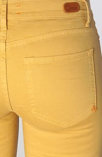 Dittos The Dawn Mid Rise Skinny Jean in Mustard