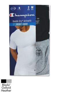 Champion Double Dry Active Fit Crewneck Mens Undershirt T Shirt