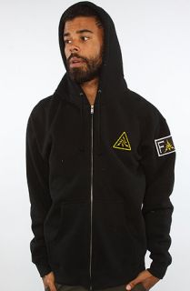  patched zip up hoodie in black $ 70 00 converter share on tumblr size