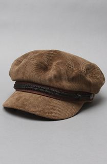 Brixton The Fiddler Hat in Brown Corduroy