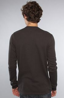 DC The Yield Henley in Pirate Black Concrete