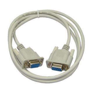  to Female F F Serial DB9P Pin RS232 Converter Extension Cable