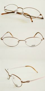 Fendi F 573 Prescription Eyeglasses Copper Frame 52mm
