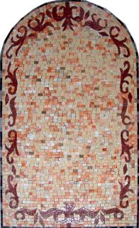 Arched Marble Mosaic Tile Stone Art Floor Wall Decor