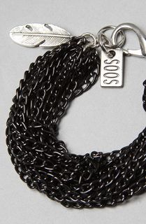 SOOS Rocks Jewelry The Chain Bracelet with Feather