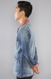 Obey The Loner Denim Jacket in Indigo