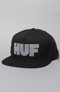 HUF The Thin Line Snapback Cap in Black