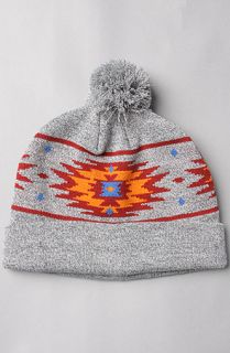 Obey The Navajo Beanie in Heather Grey