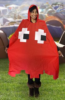 Spinning Hat The Retro Arcade Poncho in Red