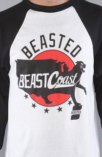 Beasted The Beast Coast Raglan Tee in White