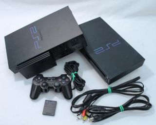 PlayStation 2 Bundle 2 Working Consoles 1 Controller Adapter 14 PS2