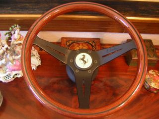 Ferrari 308 328 Mondial Deep Dish Wood Steering Wheel Nardi New