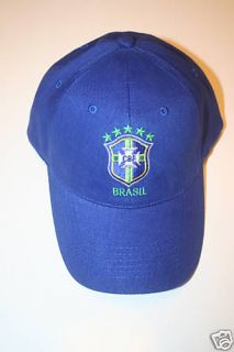 Brasil FIFA World Cup Blue Embroidered Hat Cap Brazil