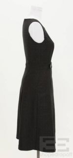 Signature  Black Brocade Sleeveless Dress Size 4 NEW