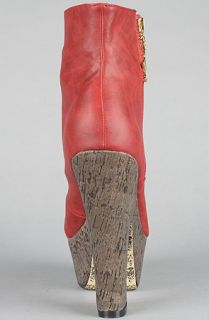 Sole Boutique The Dixie Boot in Red Concrete