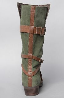 BC Shoes The Thesaurus Boot in Olive Concrete