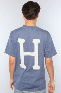 HUF The Classic H Pocket Tee in Denim Heather