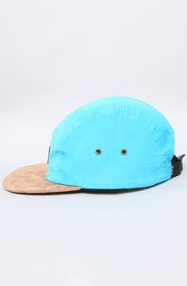 HUF The Death From Above Cord Volley Cap in Turquoise