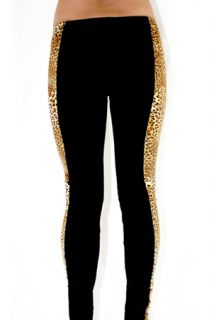 marialia leopard panel velvet leggings $ 105 00 converter share on