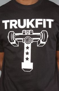 TRUKFIT The Truk T Tee in Black Concrete