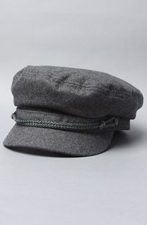 Brixton The Fiddler Hat in Charcoal Wool