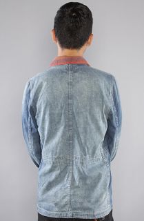 Obey The Loner Denim Jacket in Indigo