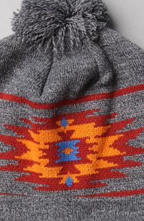 Obey The Native Beanie in Heather Charcoal