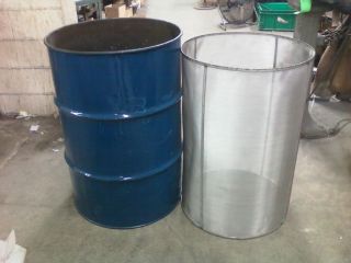55 Gallon Drum Filter Cooking Oil Basket Biodiesel Filter VEG Oil