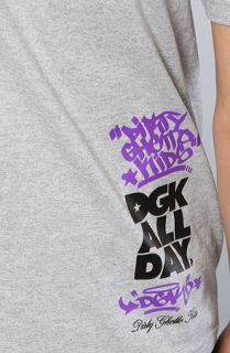 DGK The head to Toe Tee in Grey Concrete