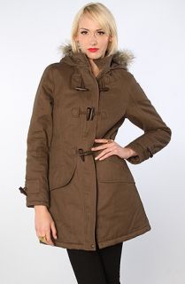 Spiewak The McElroy Hooded Parka With Removable Faux Fur in Bark