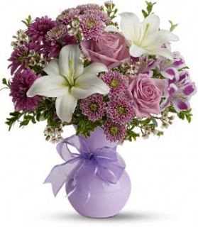 Telefloras Precious in Purple TFWEB602 Fresh Flower Delivery