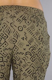 Obey The Hieroglyphics Casual Pant in Dusty Green