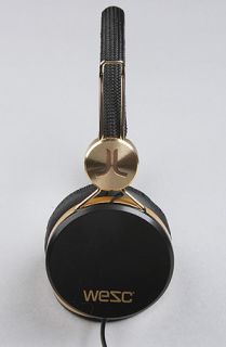 WeSC The Banjo Golden Headphones in Black