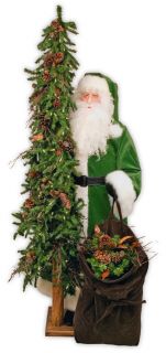 Wintergreen Santa Claus Father Christmas Ditz Designs Free SHIP No Tax