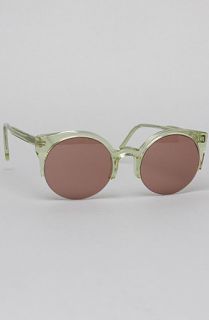 Super Sunglasses The Lucia Sunglasses in Light Green