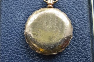 Size Elgin Model 1 in Fahys 14k Hunting Case Pocket Watch for Parts