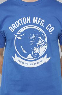 Brixton The Brute Tee in Royal Concrete