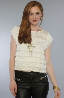 Free People The Eyelet Paper Hearts Crop Top