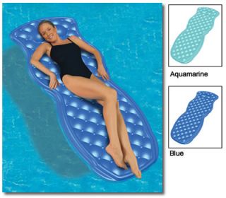unsinkable pool float in blue relax on our luxurious unsinkable float
