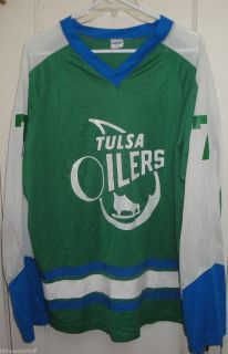 1976 77 Tulsa Oilers ROB FLOCKHART Game Used Worn CHL Jersey Champion