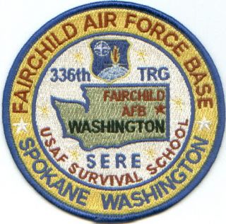 USAF Base Patch Fairchild AFB WA 336th TRG Sere