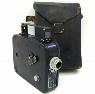 Vintage Cine Kodak Model 25 8mm Movie Camera in Case in Very Good