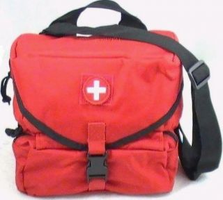  Red Molle EMT EMS Combat Medic GI Style School 1st Aid Kit 132 pc+ NEW