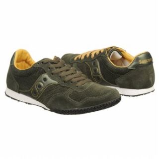 Athletics Saucony Mens Bullet Suede Green 