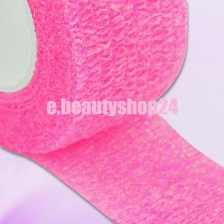 Pink Nail Technician Tapes Wrap Finger Bandage Protect