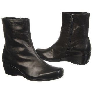 Womens Aetrex Essence Carolyn Boot Black Leather 